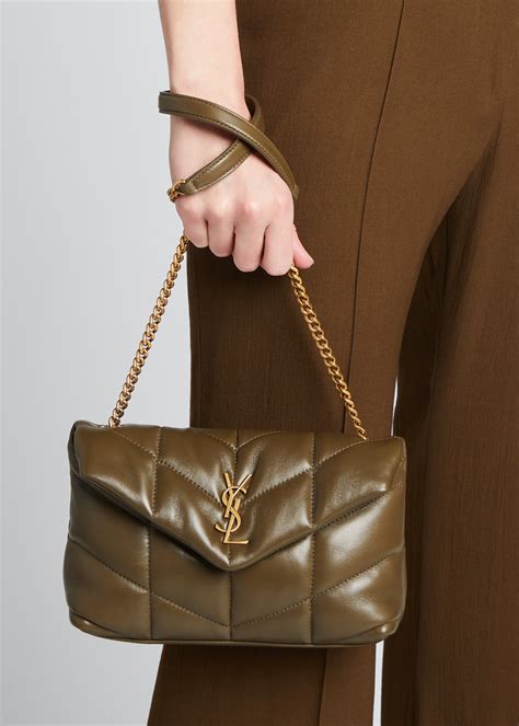 ysl puffer brown|YSL puffer crossbody.